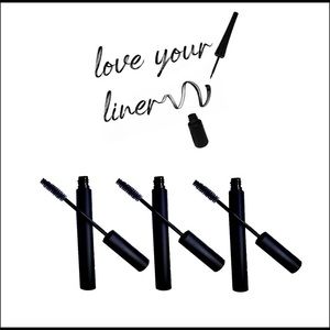 Mascara kit with liquid eyeliner